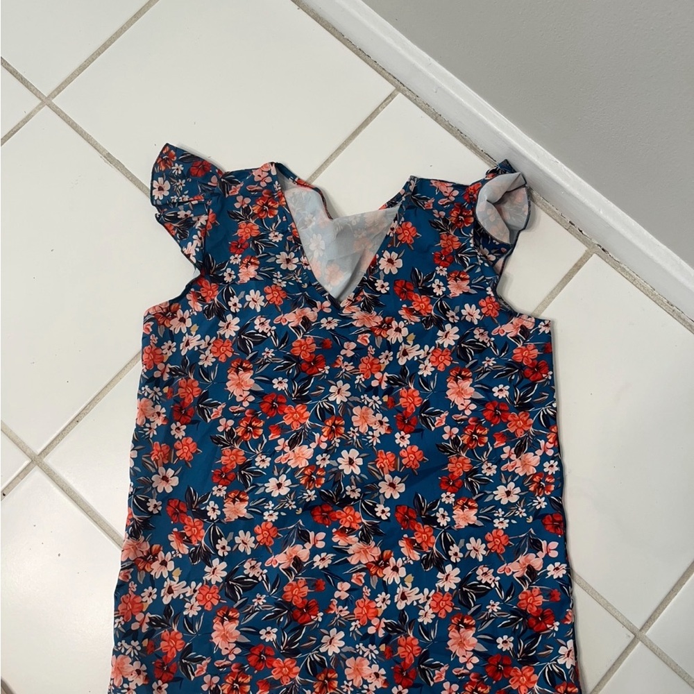 Floral Sleeveless Top